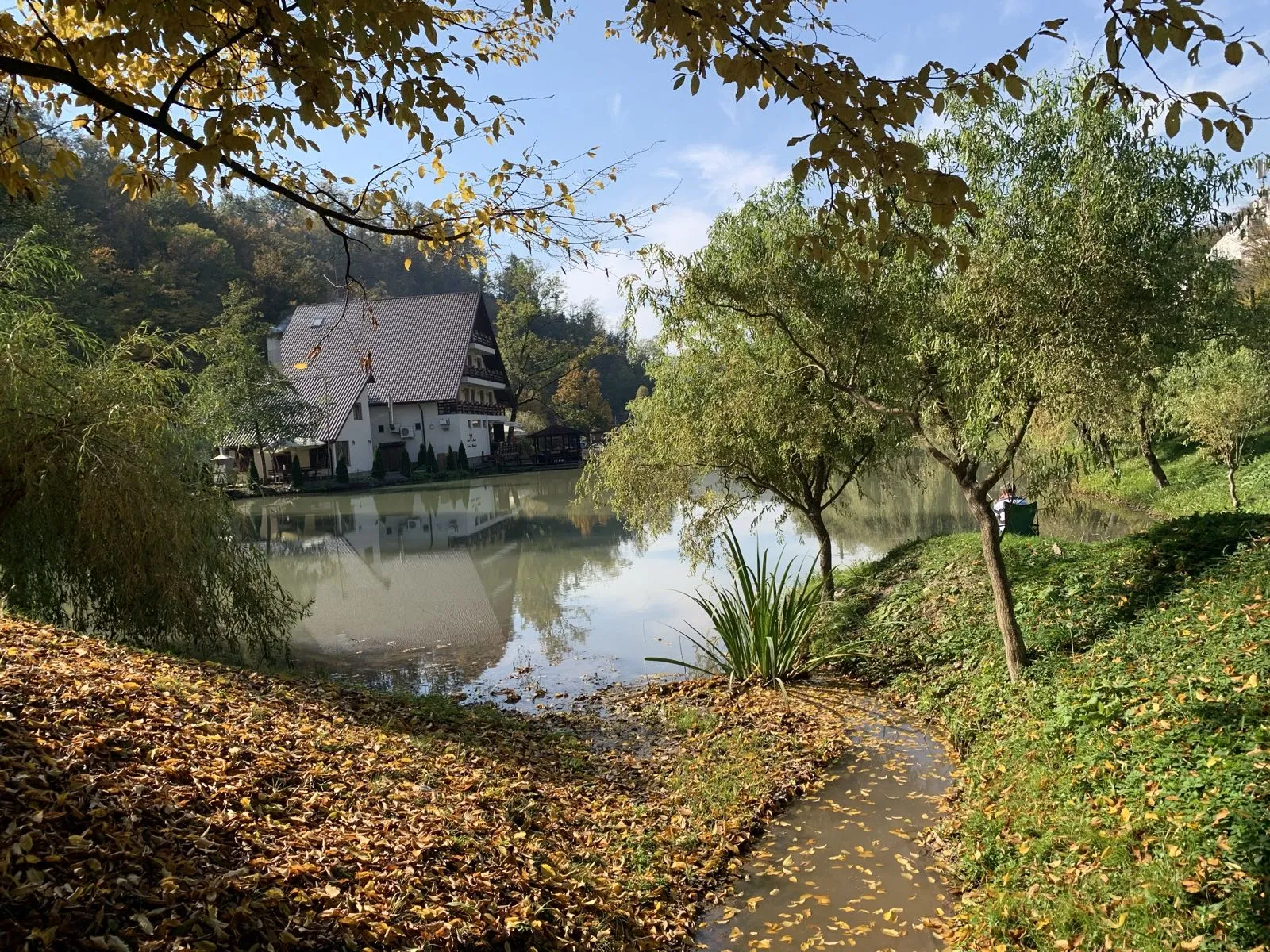 Peisaj Lacul Liniștit Moneasa - Autumn